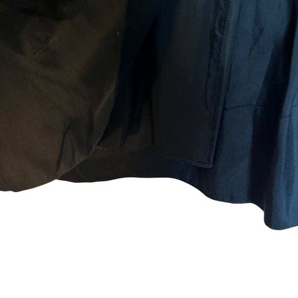 Y2K Banana Republic Silk Babydoll Midi Dress Strapless Black Pleated Formal 6 - Picture 7 of 10